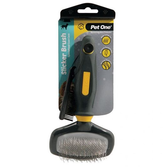 Pet One Slicker Brush - Tuck In Healthy Pet Food & Animal Natural Health Supplies