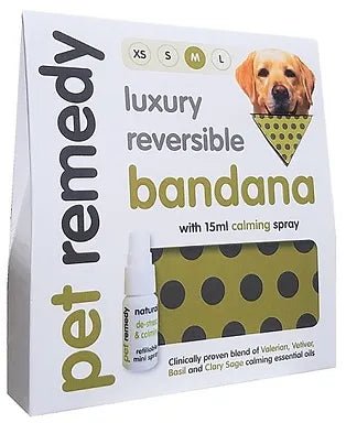 Pet Remedy Luxury Calming Bandana Kit - Tuck In Healthy Pet Food & Animal Natural Health Supplies