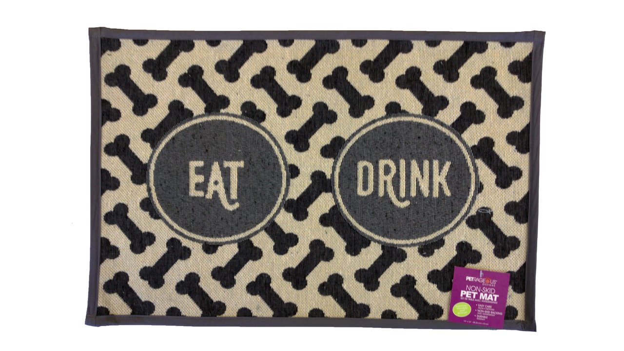 Tapestry Eat Drink Pet Placemat - Tuck In Healthy Pet Food & Animal Natural Health Supplies