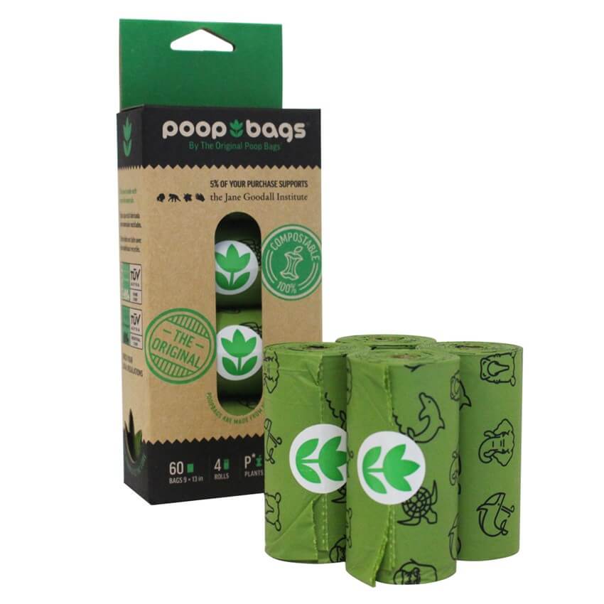 The Original Poop Bags - Compostable Rolls 15x4 - Tuck In Healthy Pet Food & Animal Natural Health Supplies