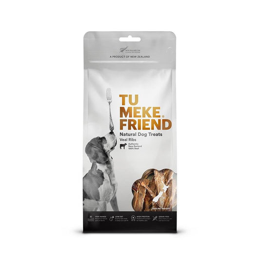 Tu Meke Air-dried Treats - Veal Ribs 125g - Tuck In Healthy Pet Food & Animal Natural Health Supplies