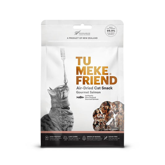 Tu Meke Cat Snacks - Salmon (120g) - Tuck In Healthy Pet Food & Animal Natural Health Supplies