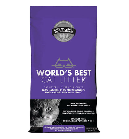 World's Best Cat Litter - Lavender Scented Multiple Cat Formula - Tuck In Healthy Pet Food & Animal Natural Health Supplies