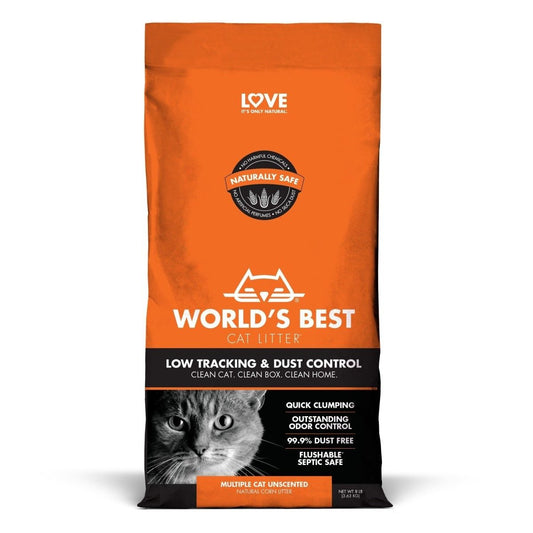 World's Best Cat Litter - Low Tracking & Dust Control - Tuck In Healthy Pet Food & Animal Natural Health Supplies