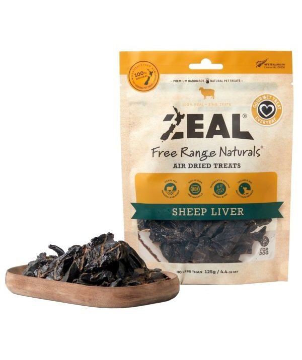 Zeal Air-Dried Sheep Liver - 125g - Tuck In Healthy Pet Food & Animal Natural Health Supplies