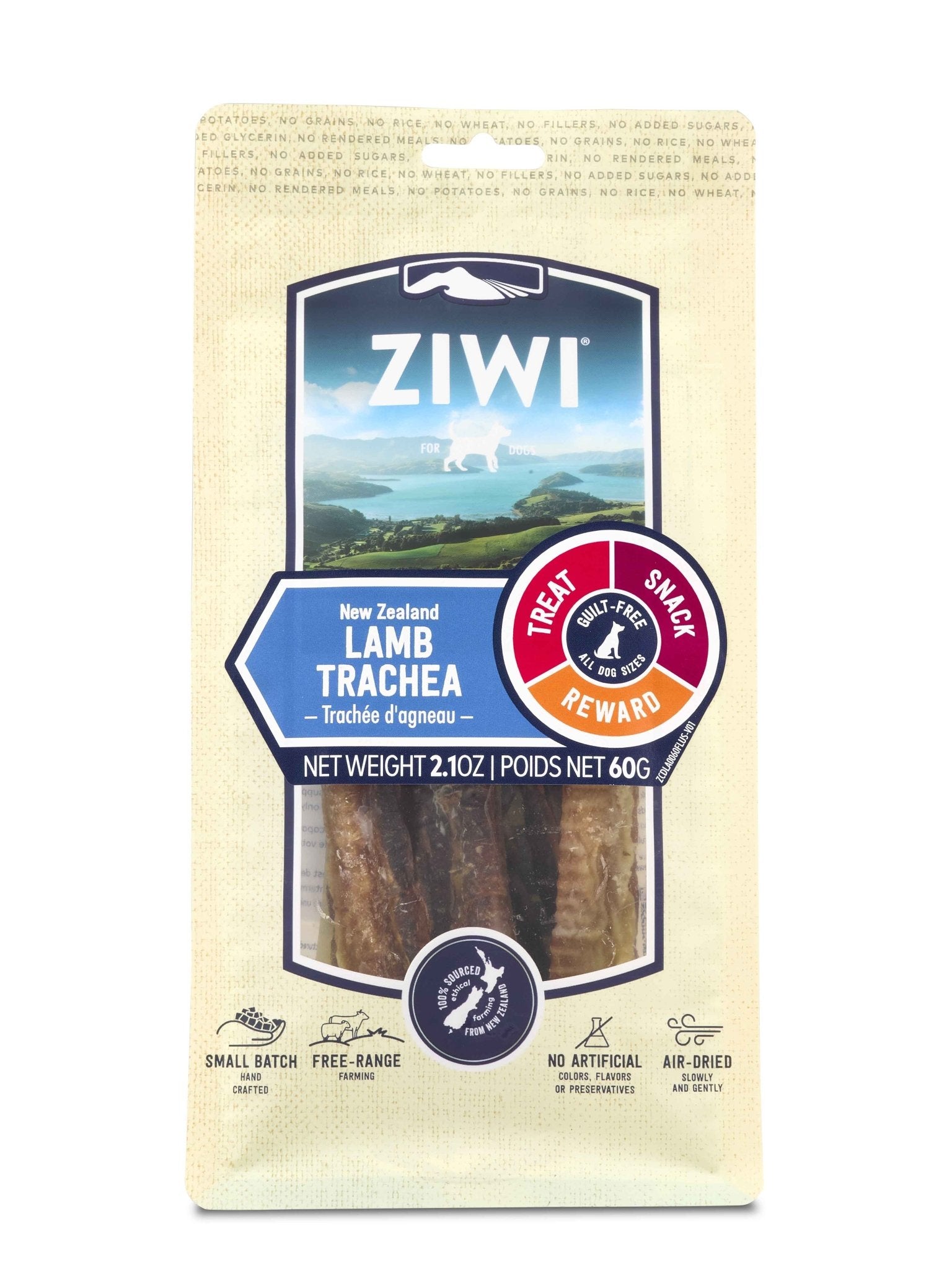 Ziwi Lamb Trachea - Tuck In Healthy Pet Food & Animal Natural Health Supplies