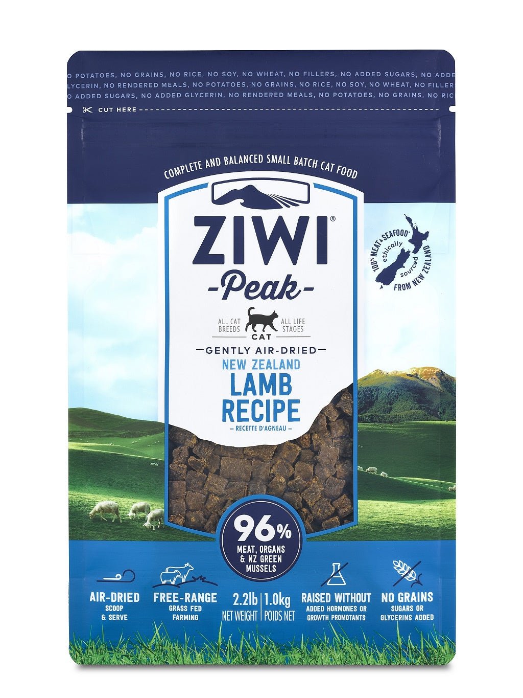 ZIWI® Peak Air-Dried Lamb Recipe for Cats - Tuck In Healthy Pet Food & Animal Natural Health Supplies