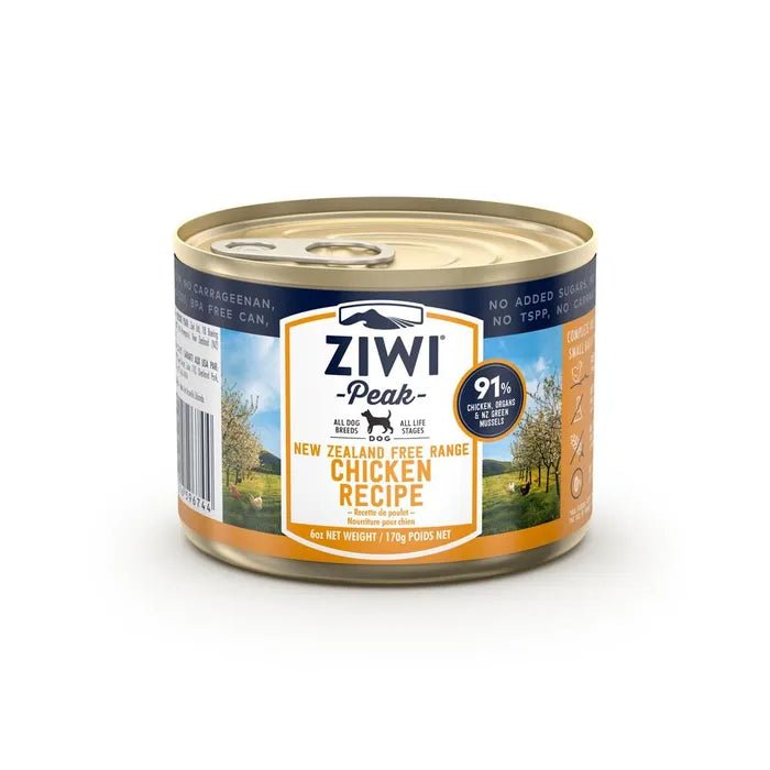 Ziwi Peak Chicken Can for Dogs - 170g Can - Tuck In Healthy Pet Food & Animal Natural Health Supplies