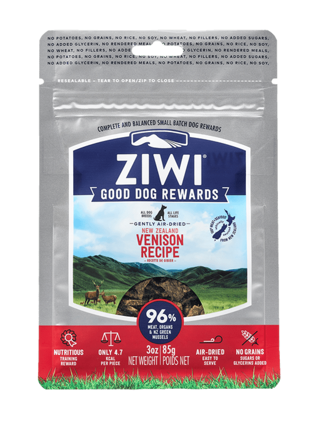 ZIWI® Venison Good Dog Rewards™ for Dogs - Tuck In Healthy Pet Food & Animal Natural Health Supplies